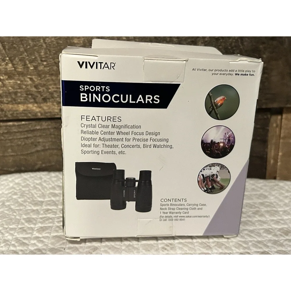 Vivitar Sports‎ Binoculars 2170118 Super Compact NEW